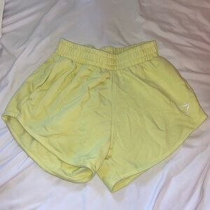 yellow gymshark shorts